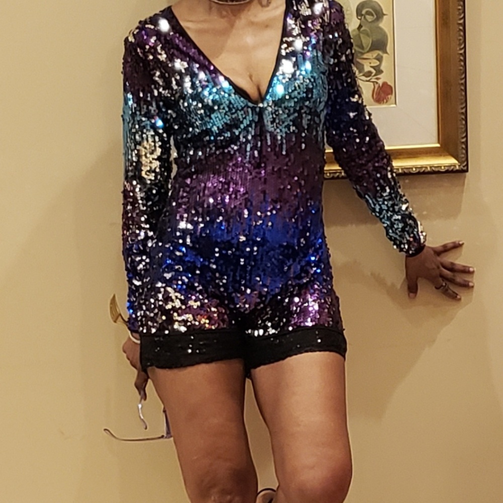 Sequin romper